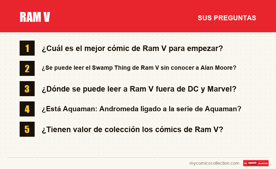 Ram V: las preguntas frecuentes que responde este artículo