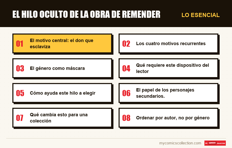Lo esencial : El hilo oculto de la obra de Remender
