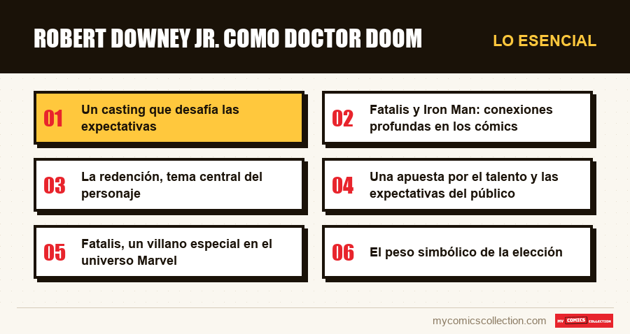 Lo esencial : Robert Downey Jr. como Doctor Doom