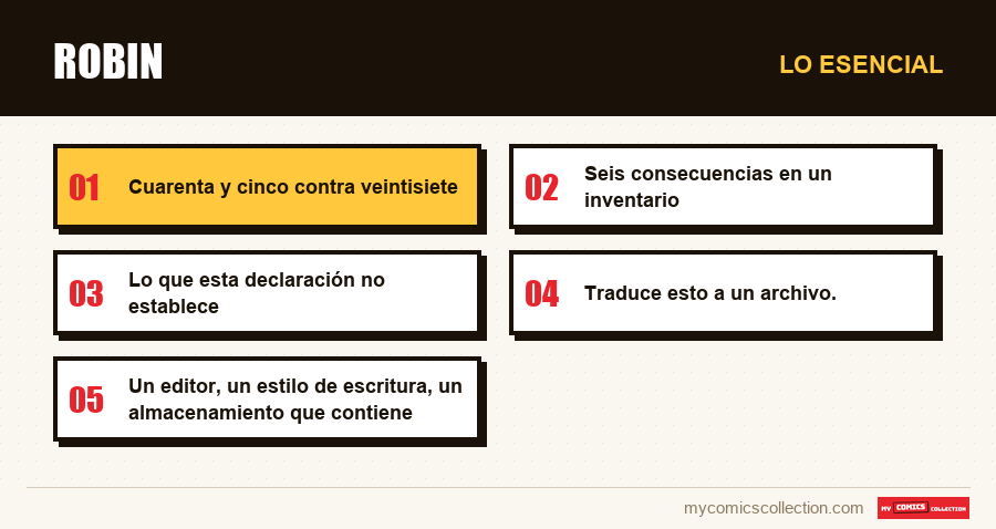 Lo esencial : Robin