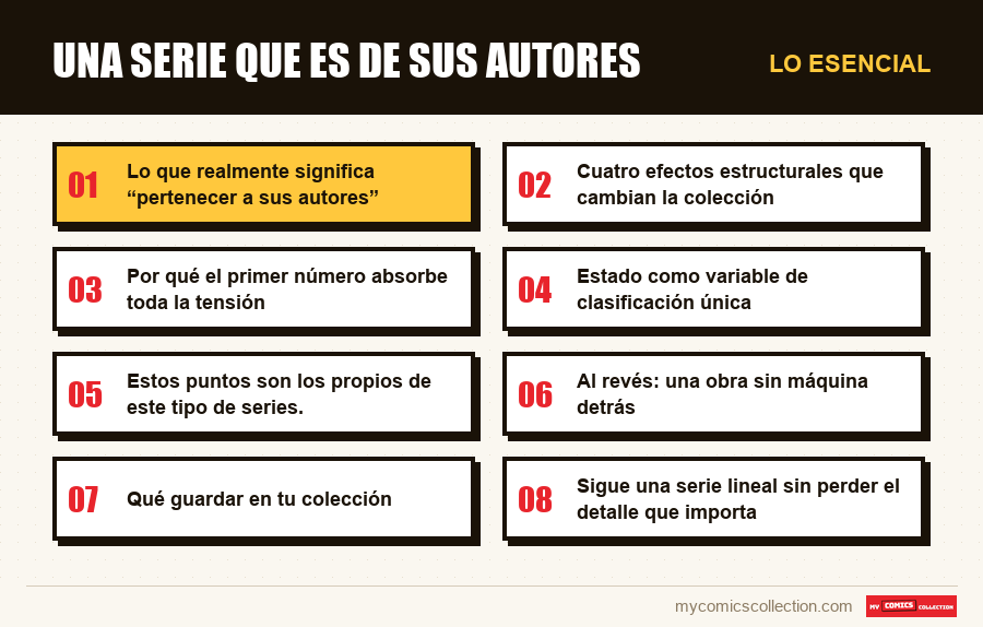 Lo esencial : Una serie que es de sus autores