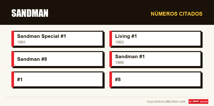 Números citados : Sandman