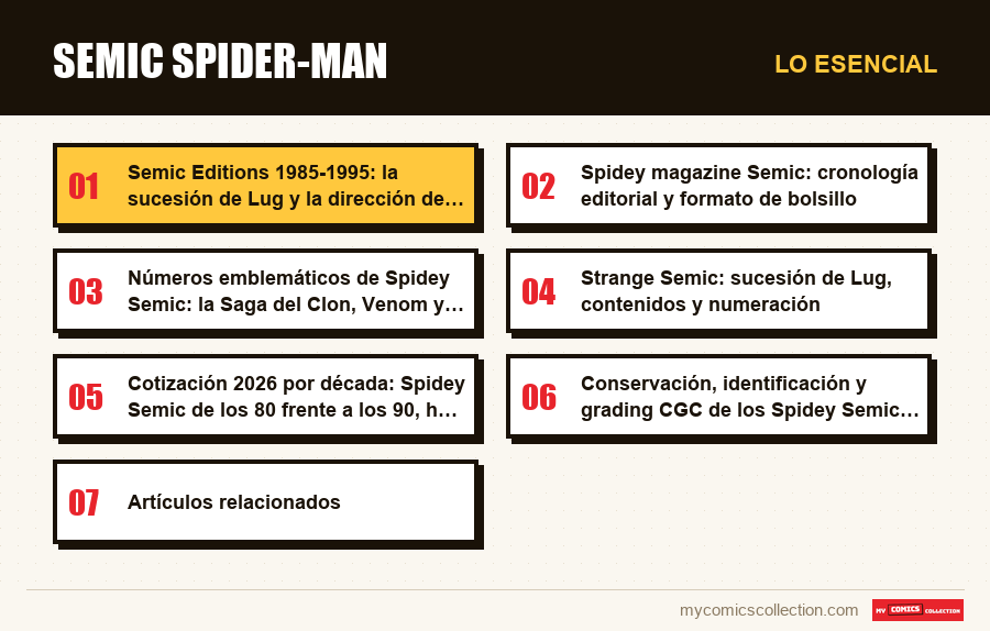 Lo esencial : Semic Spider-Man