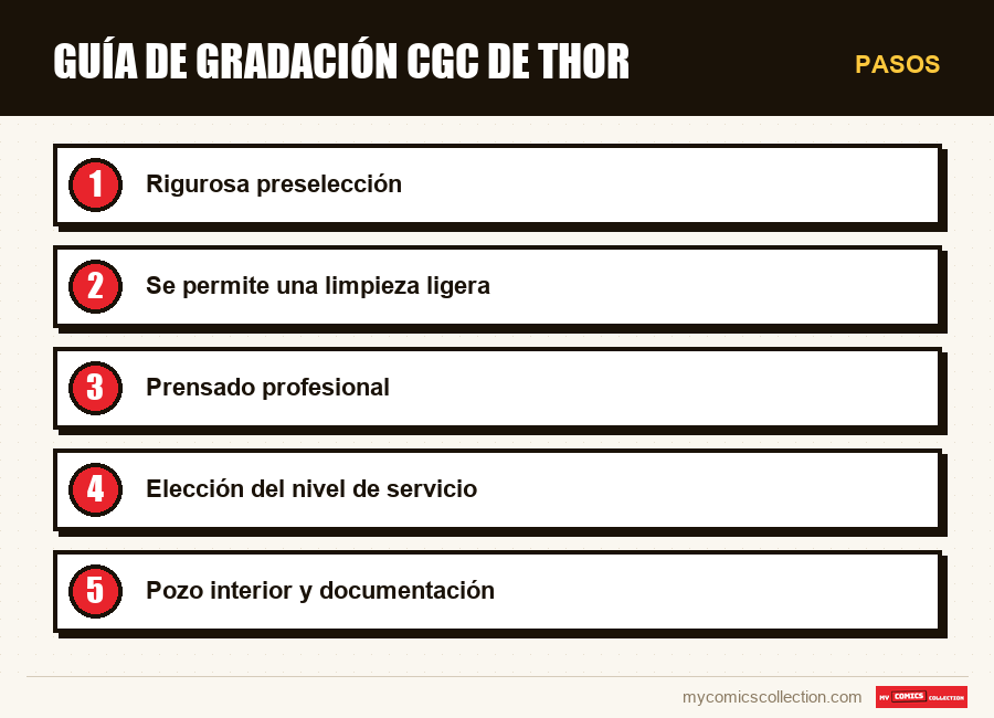 Pasos : Guía de gradación CGC de Thor