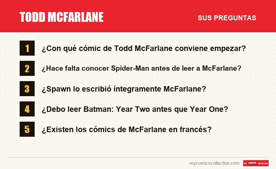 Todd McFarlane: las preguntas frecuentes que responde este artículo