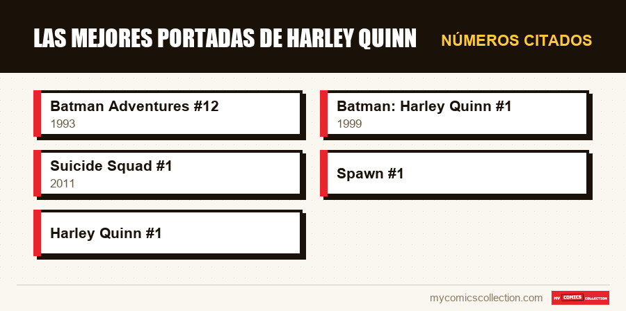 Números citados : Las mejores portadas de Harley Quinn