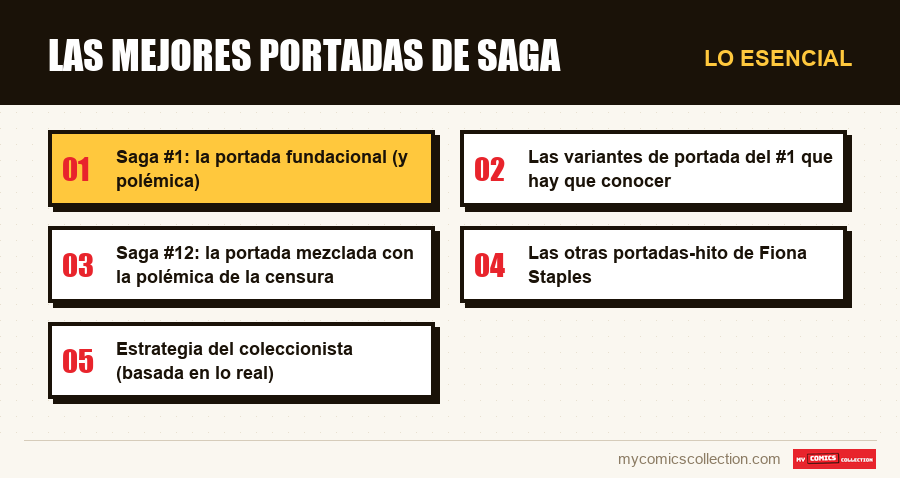 Lo esencial : Las mejores portadas de Saga