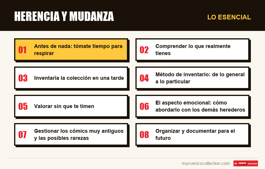 Lo esencial : Herencia y mudanza