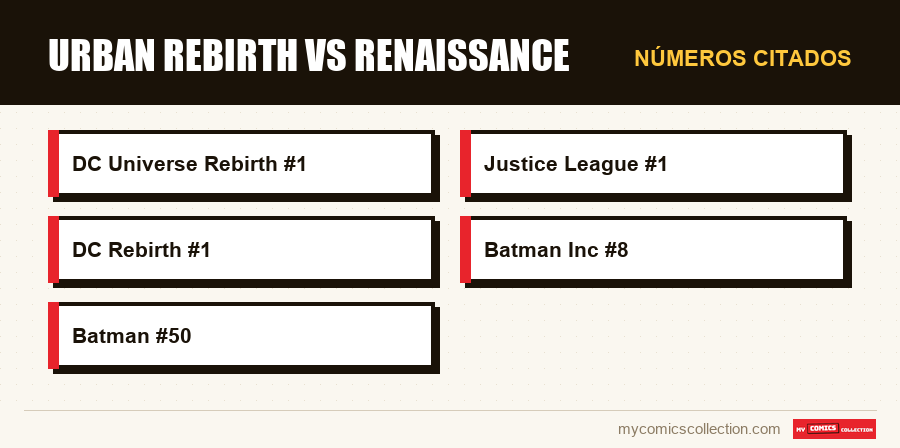 Números citados : Urban Rebirth vs Renaissance