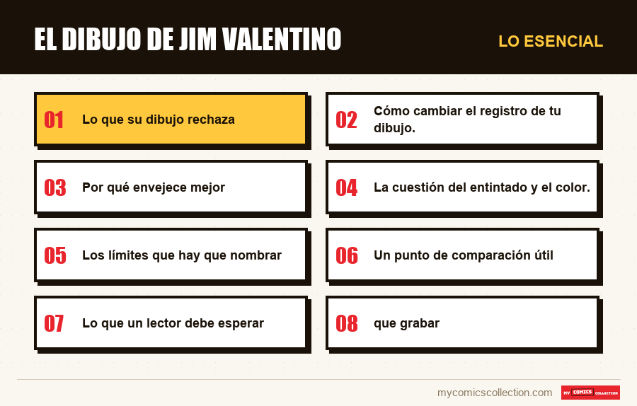 Lo esencial : El dibujo de Jim Valentino