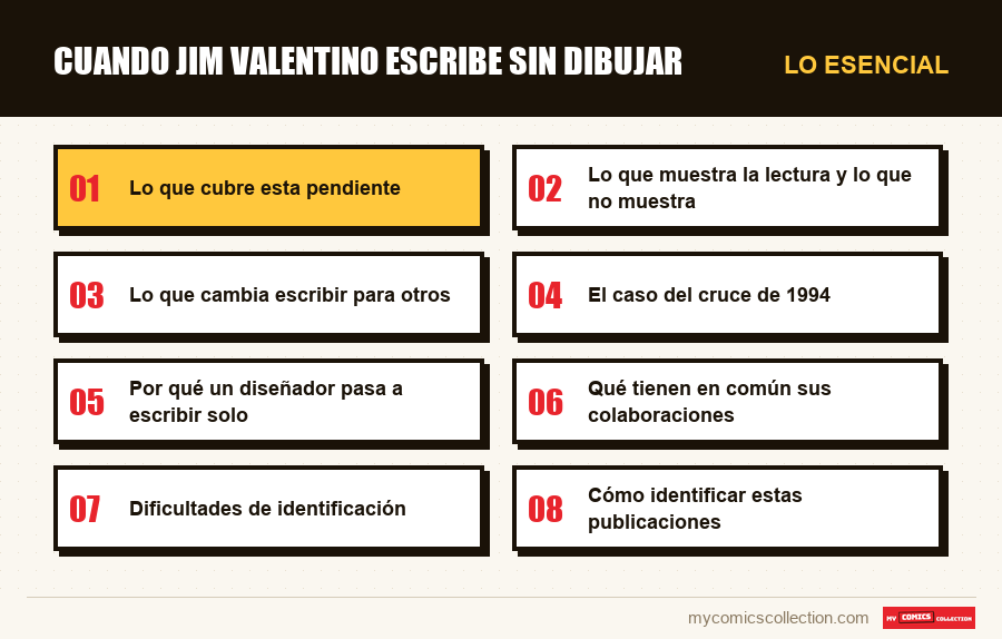 Lo esencial : Cuando Jim Valentino escribe sin dibujar