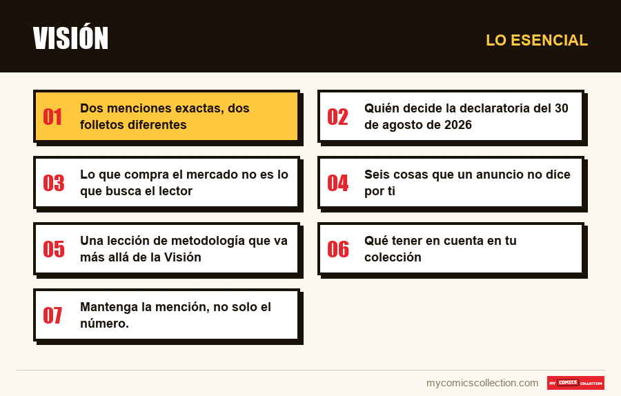 Lo esencial : Visión