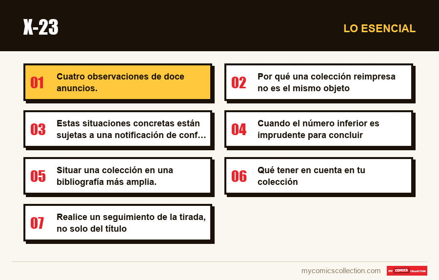 Lo esencial : X-23
