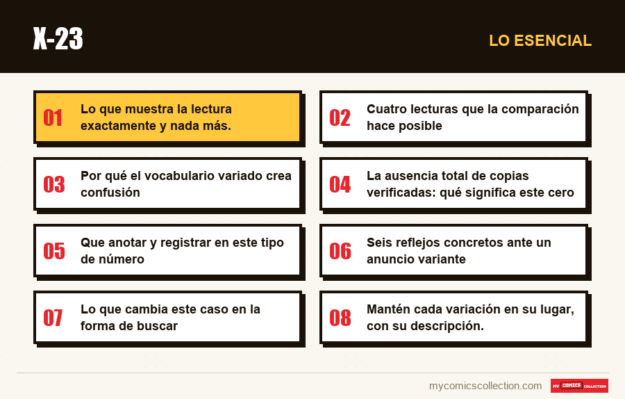 Lo esencial : X-23