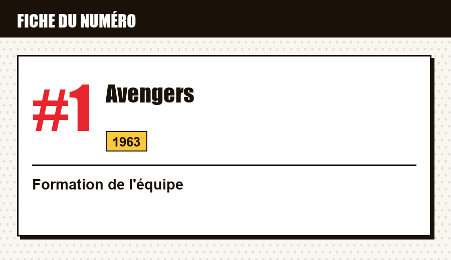 Carte d'identité : Avengers #1 (1963) : la formation des Vengeurs