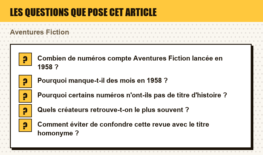 Les 5 questions fréquentes auxquelles répond l'article