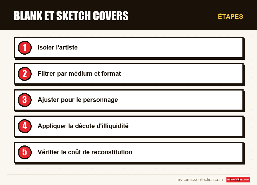Étapes : Blank et sketch covers