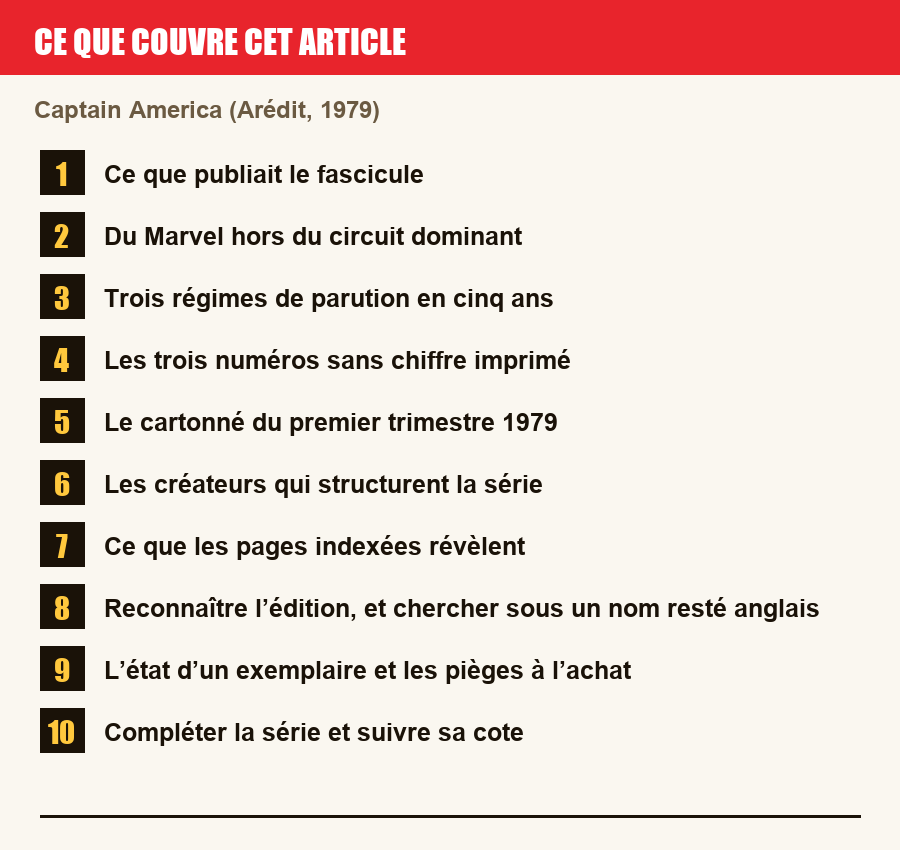 Plan de l'article section par section, de la présentation générale jusqu'aux pièges à l'achat