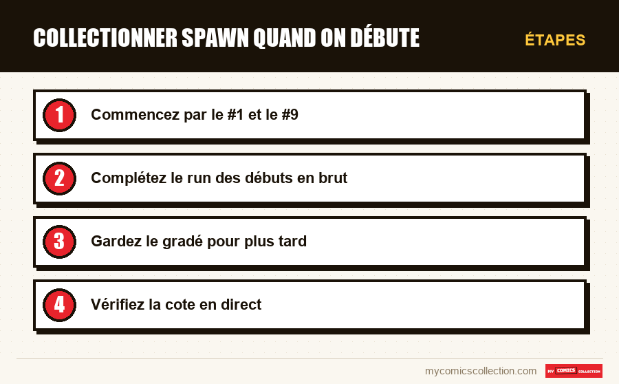 Étapes : Collectionner Spawn quand on débute