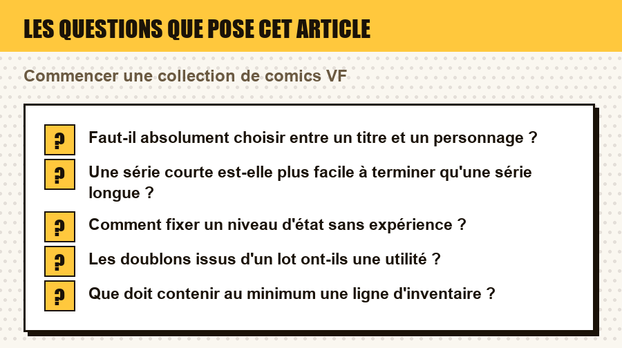 Les 5 questions fréquentes auxquelles répond l'article