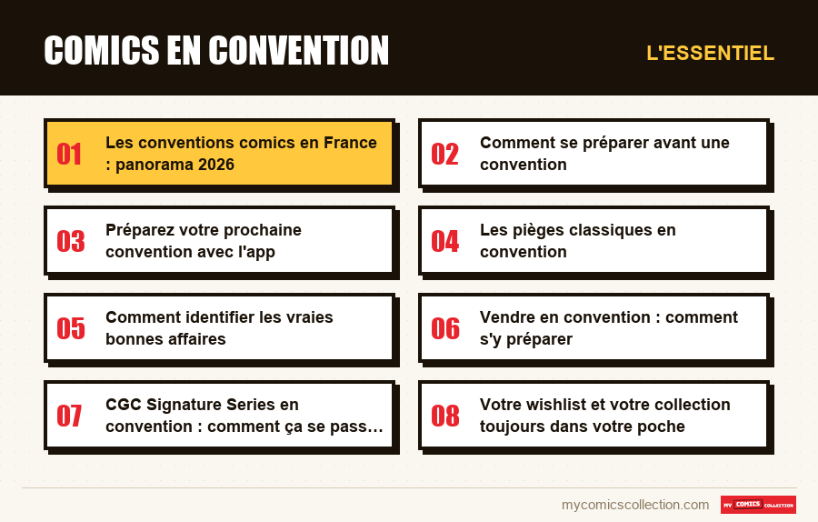 L'essentiel : Comics en convention