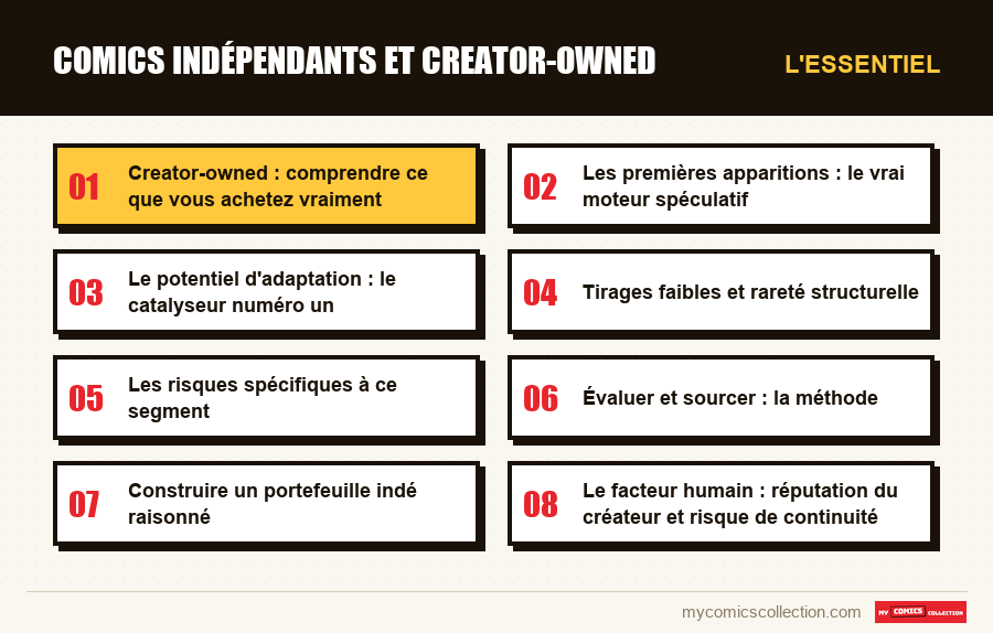L'essentiel : Comics indépendants et creator-owned