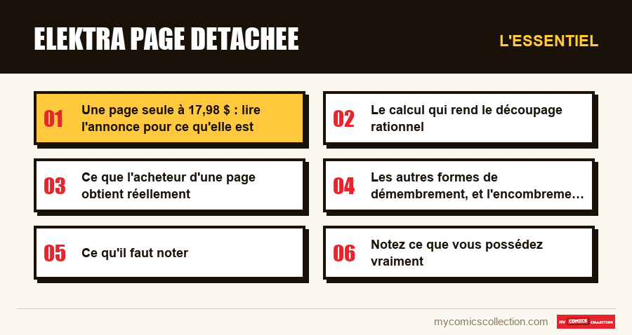 L'essentiel : elektra page detachee