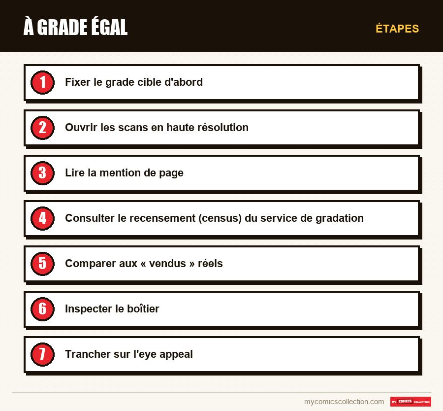 Étapes : À grade égal