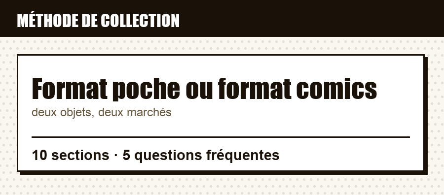 Repère de méthode : Format poche ou format comics, et ce que couvre l'article
