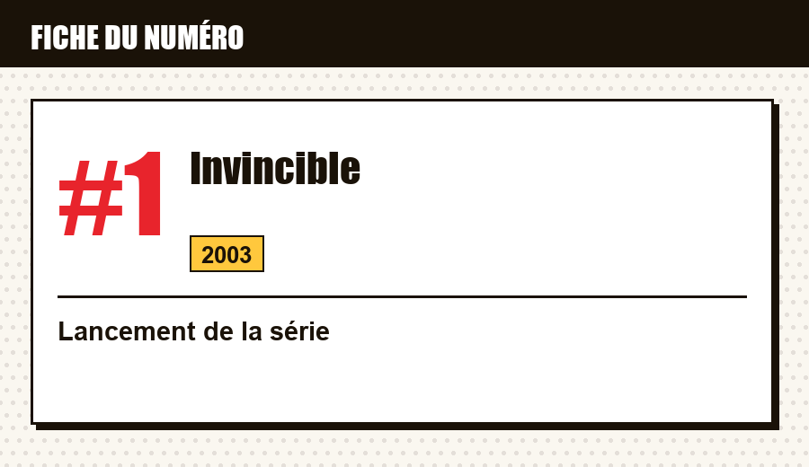 Carte d'identité : Invincible #1 (2003) : le lancement