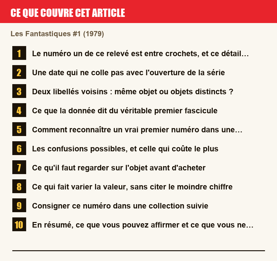 Plan de l'article section par section, de la présentation générale jusqu'aux pièges à l'achat