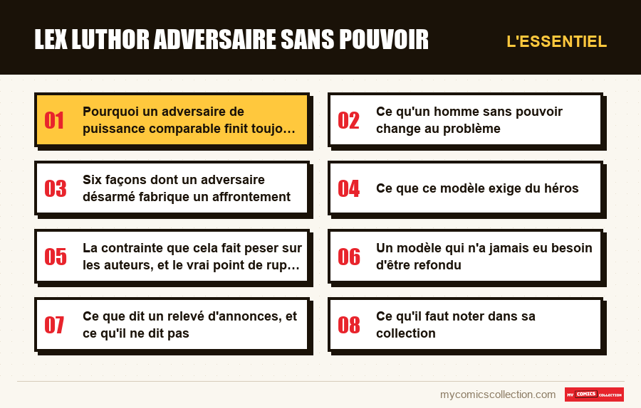 L'essentiel : lex luthor adversaire sans pouvoir