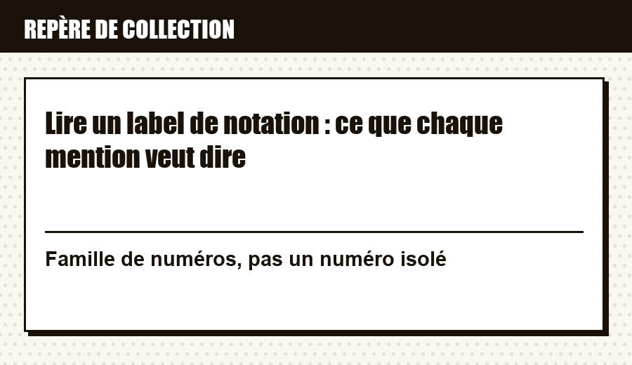 Carte d'identité : Lire un label de notation : ce que chaque mention veut dire