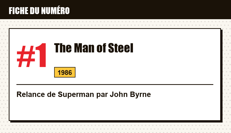 Carte d'identité : The Man of Steel #1 (1986) : la relance Byrne