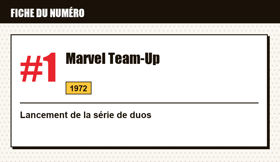 Carte d'identité : Marvel Team-Up #1 (1972) : Spider-Man et la Torche