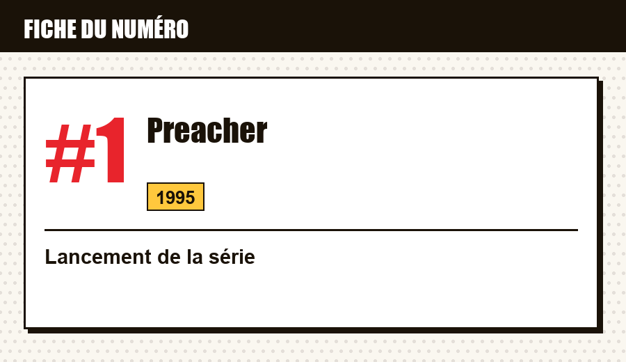 Carte d'identité : Preacher #1 (1995) : le lancement