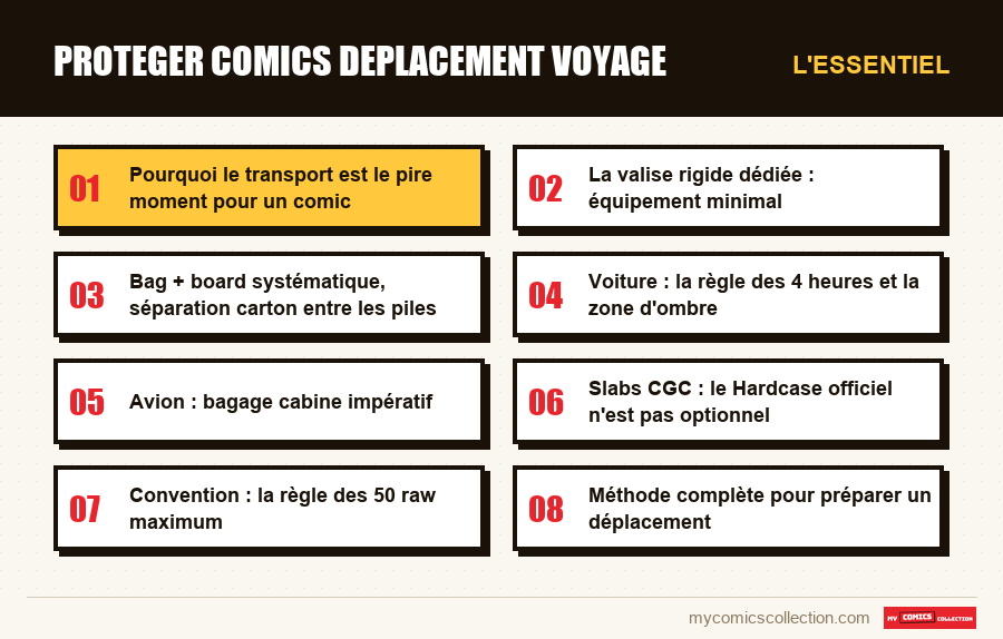 L'essentiel : proteger comics deplacement voyage