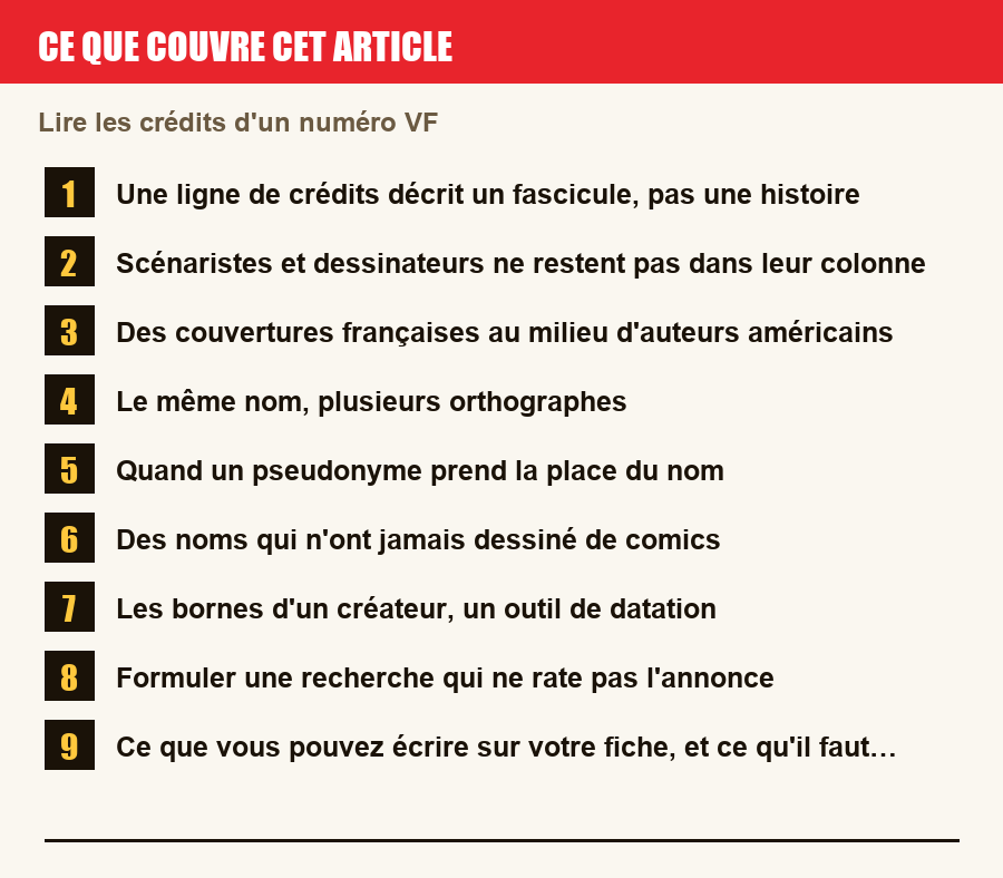 Plan de l'article section par section, de la présentation générale jusqu'aux pièges à l'achat