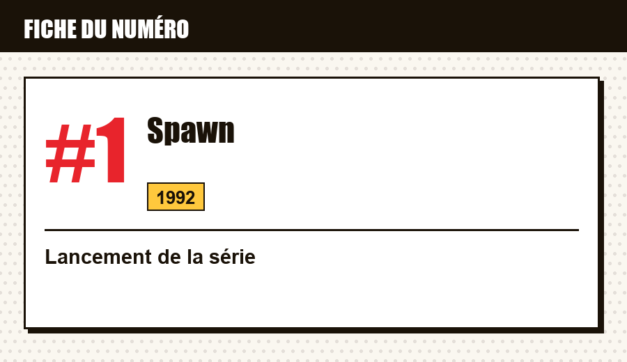 Carte d'identité : Spawn #1 (1992) : le lancement