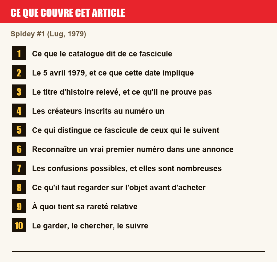 Plan de l'article section par section, de la présentation générale jusqu'aux pièges à l'achat