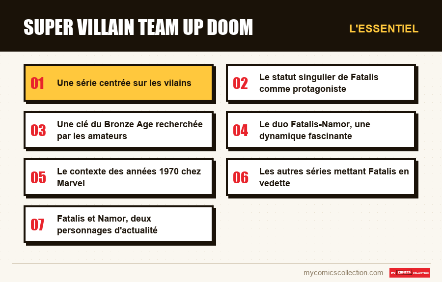 L'essentiel : super villain team up doom