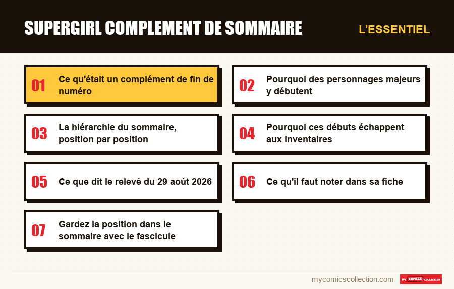 L'essentiel : supergirl complement de sommaire
