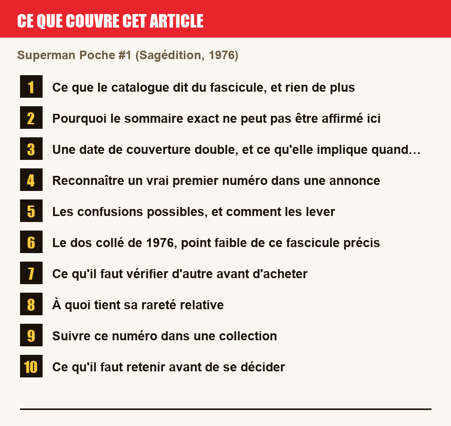 Plan de l'article section par section, de la présentation générale jusqu'aux pièges à l'achat