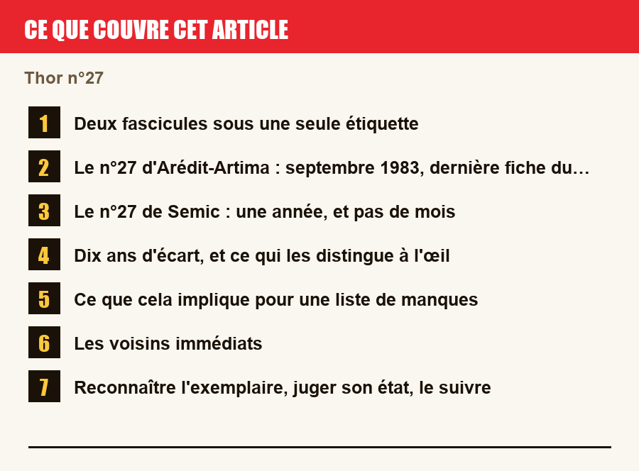 Plan de l'article section par section, de la présentation générale jusqu'aux pièges à l'achat