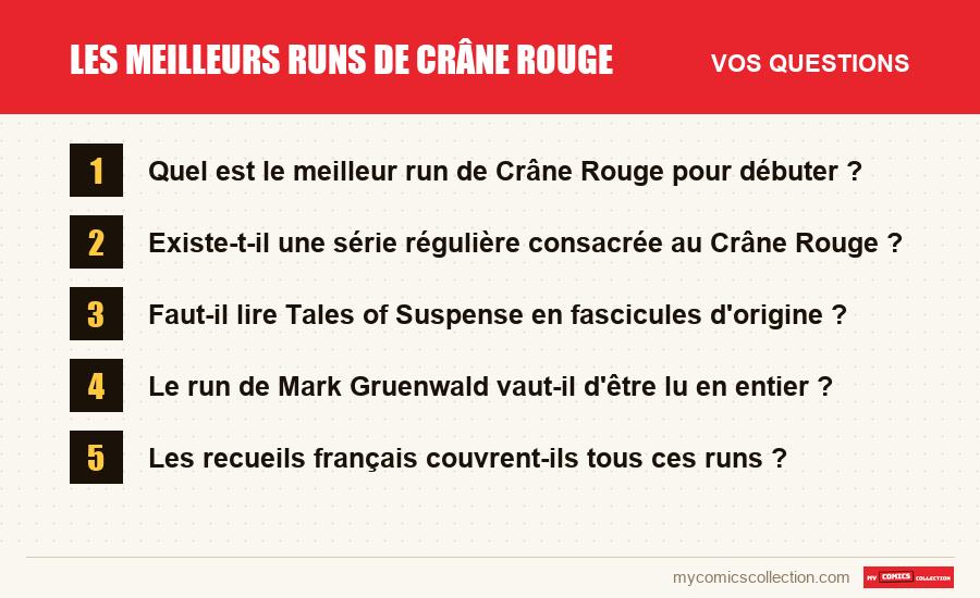 Les questions fréquentes sur Les meilleurs runs de Crâne Rouge auxquelles répond cet article
