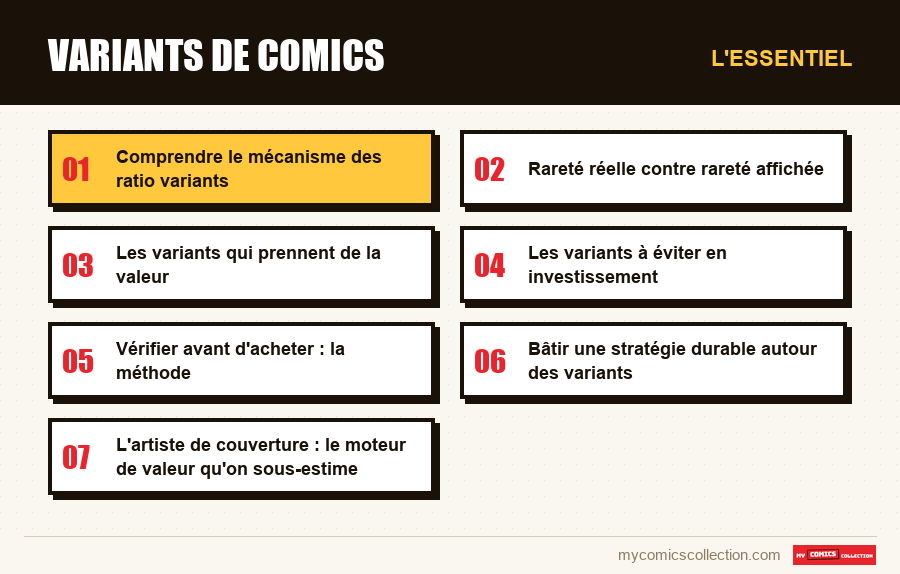 L'essentiel : Variants de comics