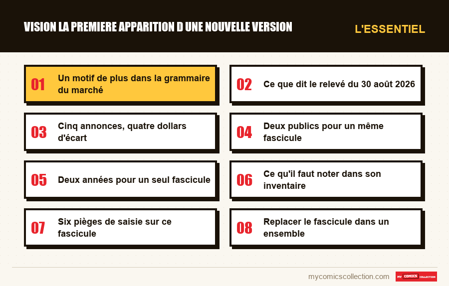 L'essentiel : vision la premiere apparition d une nouvelle version