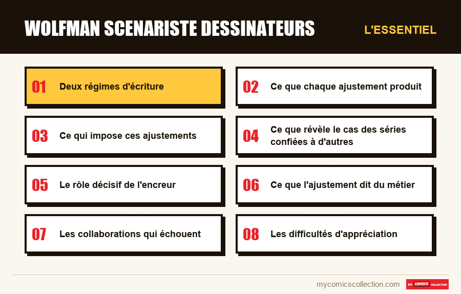 L'essentiel : wolfman scenariste dessinateurs