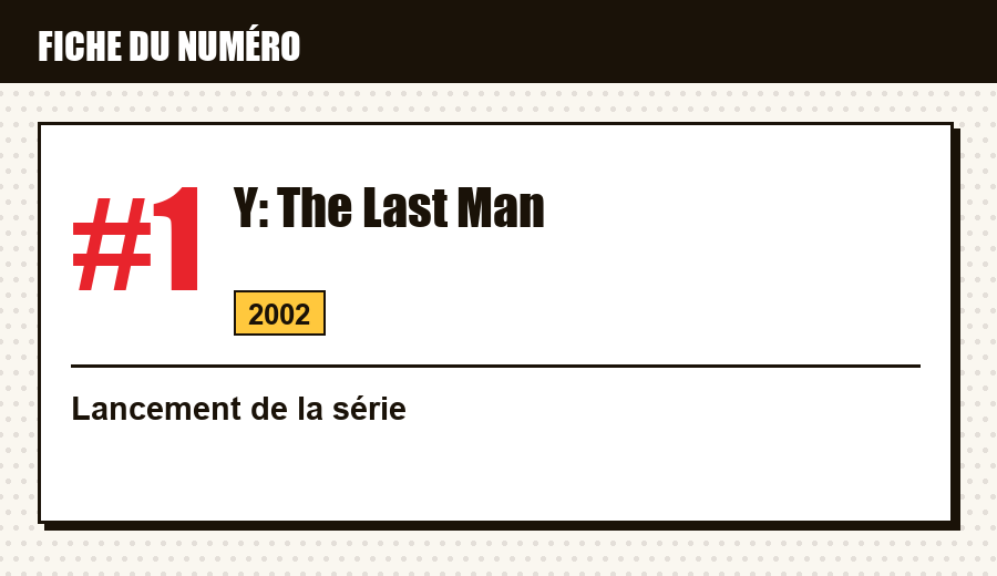 Carte d'identité : Y: The Last Man #1 (2002) : le lancement