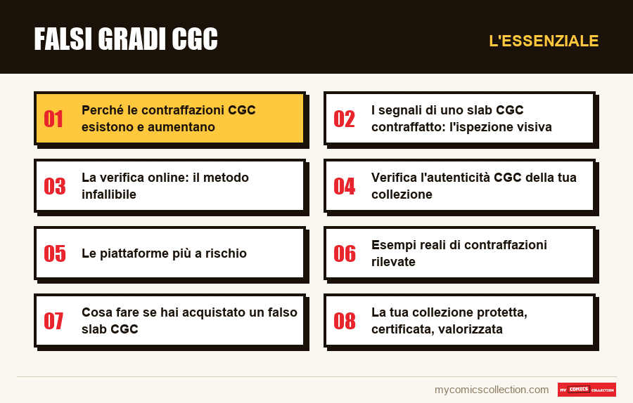 L'essenziale : Falsi gradi CGC